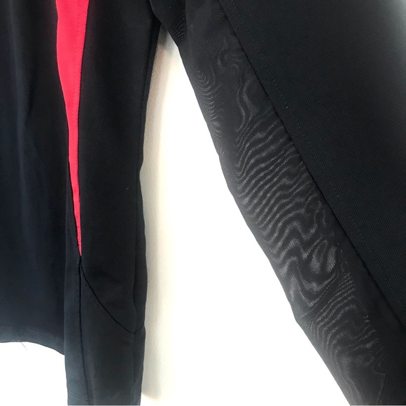 Ariat Tek heatseries women’s XS spellout 1/4 zip navy/red equestrian riding mesh - Picture 5 of 10